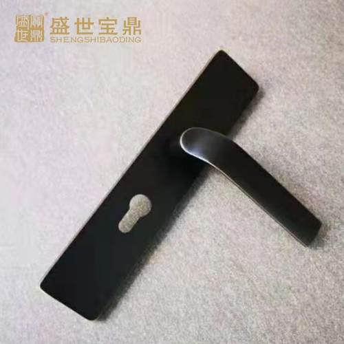 家用简约门锁室内卧室房门锁黑青古实木门GM553-G71门锁