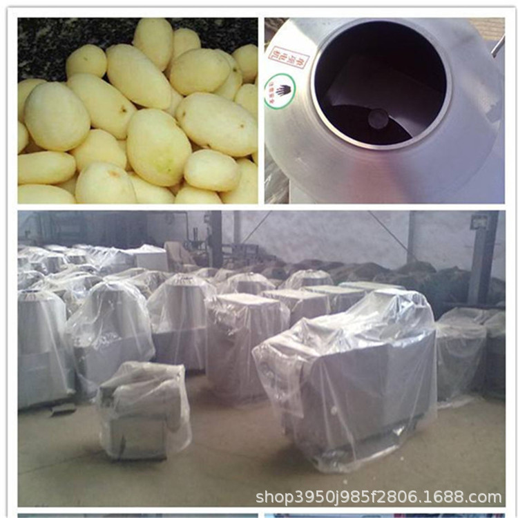 河北省邢台土豆去皮机削皮机视频 红薯去皮机