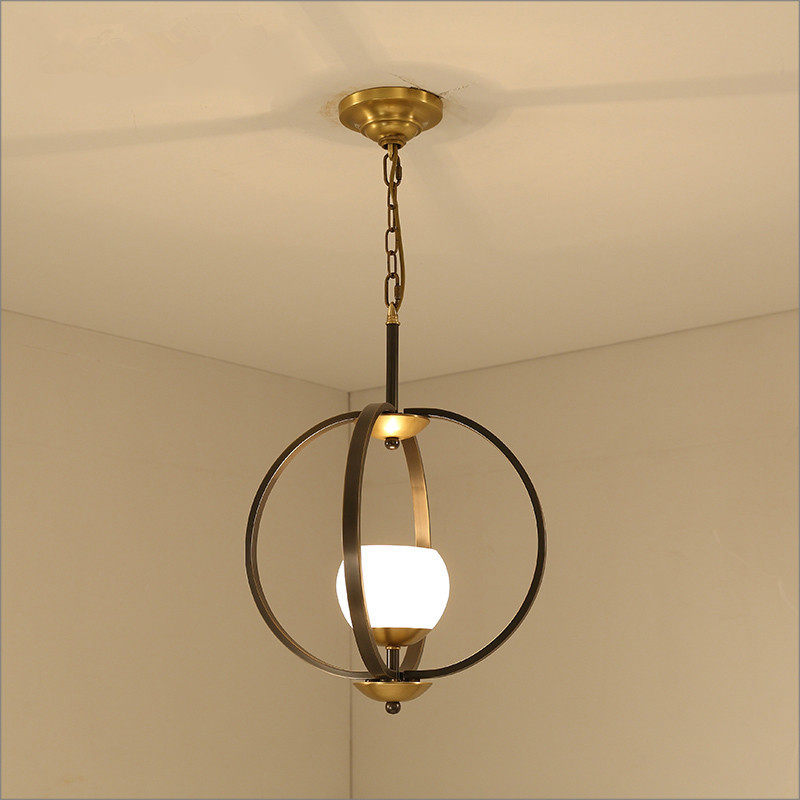 全铜新中式简欧时尚后现代客厅餐厅设计师创意艺术样板房卧室吊灯
