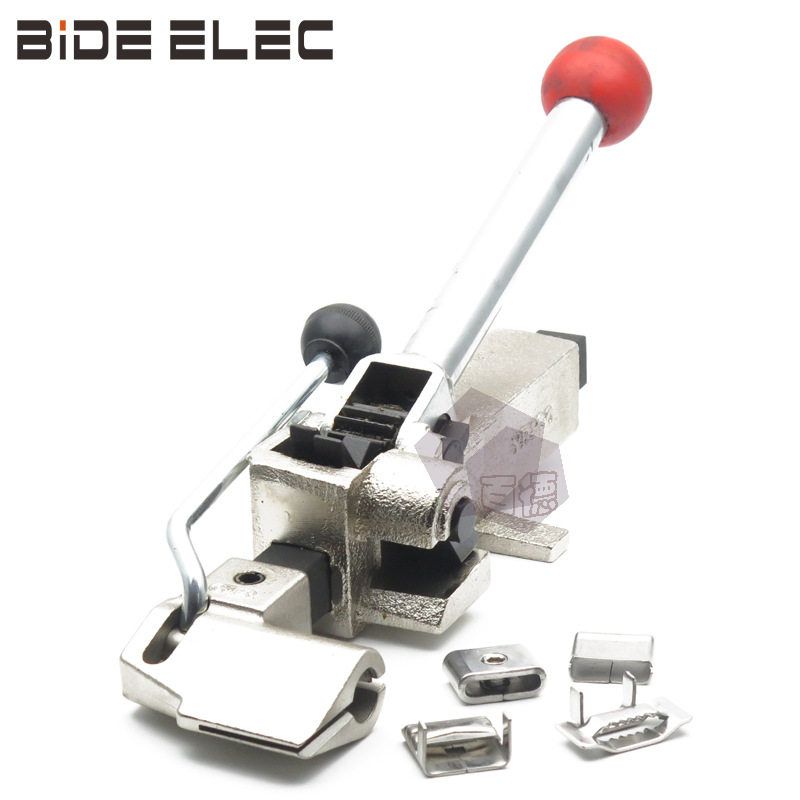 BDBT225重型不锈钢钢带缩紧器扎带专用工具 宽度适用9.5-19mm