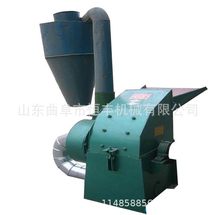 黑龙江大型自动进料粉草机大型沙克龙除尘粉碎机锤片式粉草机