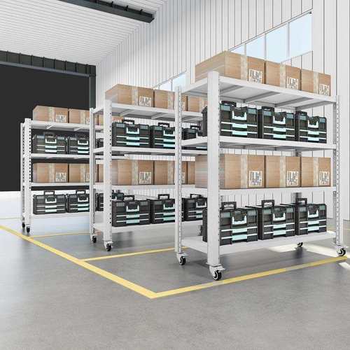 货架带轮子可移动重型仓储加厚置物架展示架铁架子家用多层多功X