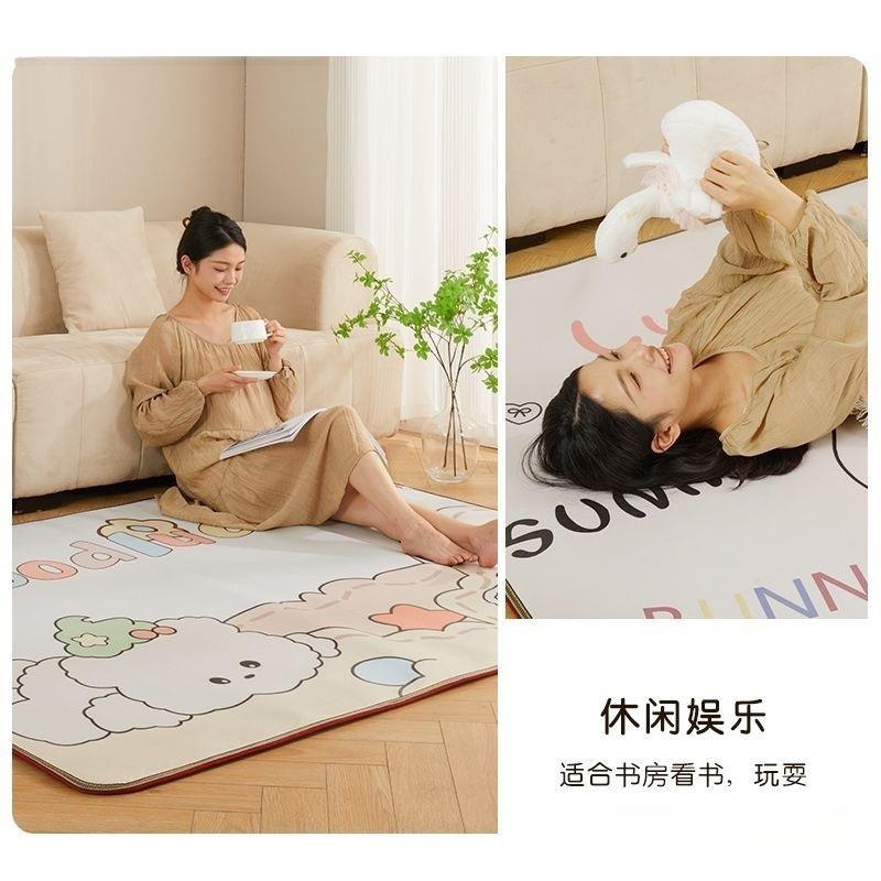 卡通婴儿爬爬垫加热地暖垫石墨烯防水加热垫子碳晶加热垫无甲醛