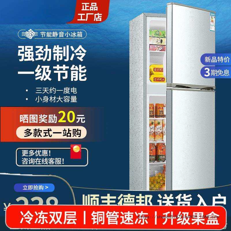 电气小冰箱家用小型冷冻冷藏迷你宿舍出租房用二人用一级节能