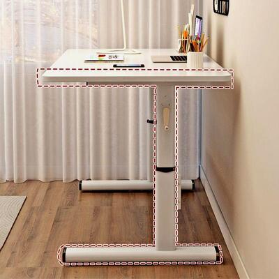 升降学习桌书桌电脑桌卧室家用写字桌办公电脑桌手动升级桌腿