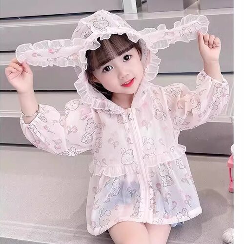 女童防晒衣夏季薄款外套时髦洋气