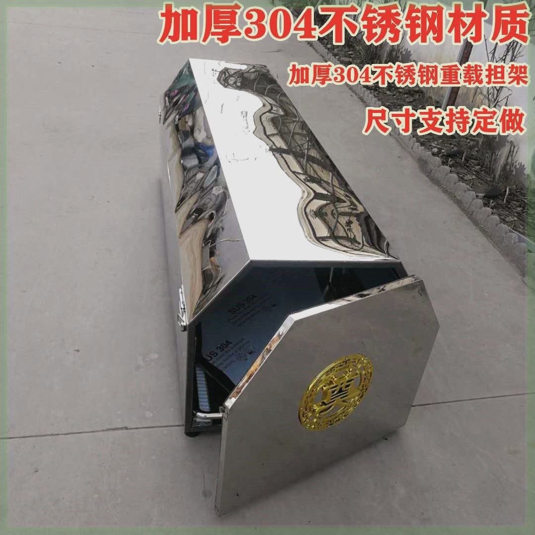 车载运尸棺水晶棺材医院殡仪馆太平柜车载尸体柜水晶棺殡葬设备