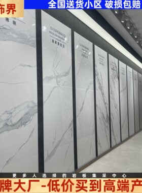 1000x3000广东真岩板电视背景墙地砖客厅大板连纹新现代轻奢别墅