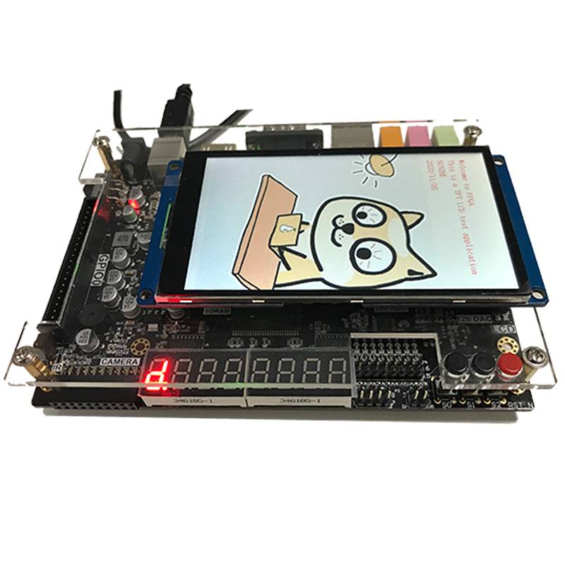 4.3寸MCU接口显示屏 800x480像素 电容触摸屏 NT35510 NIOS 驱动