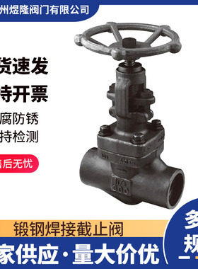 供应J41Y锻钢截止阀手动焊接式法兰高温蒸汽双作用截止阀门