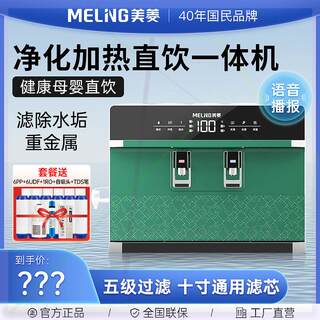 净水器家用直饮加热一体RO反渗透井水厨房壁挂过滤净化饮水机