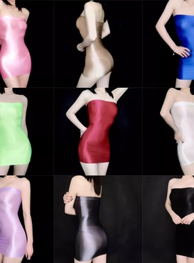 Plus-size sleeveless neck-and-neck dress大码无袖一字领连衣裙