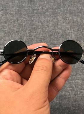 小眼睛眼镜男超小框圆形复古墨镜男女款迷你小圆框太子镜汉奸眼镜