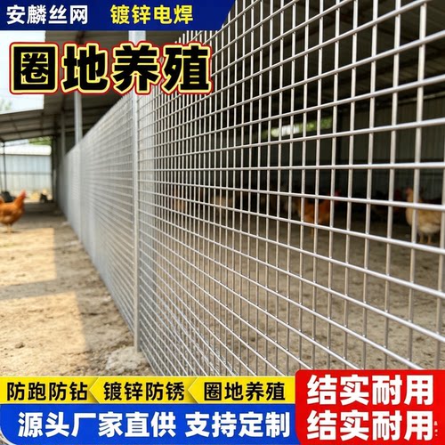 防锈钢丝网养殖围栏网接工程订单