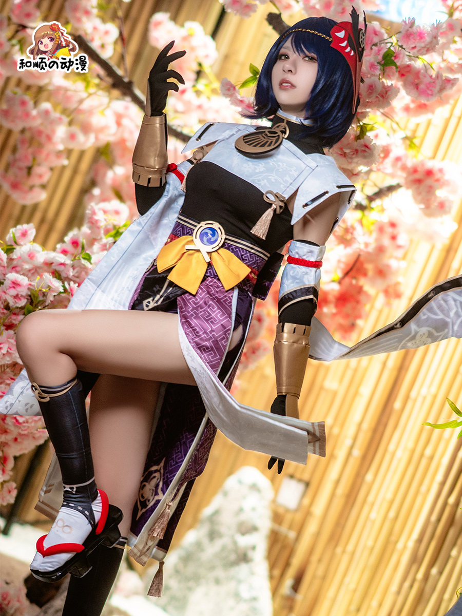 和顺动漫游戏原神cos九条裟罗cos服八重神子雷神cosplay全套服装