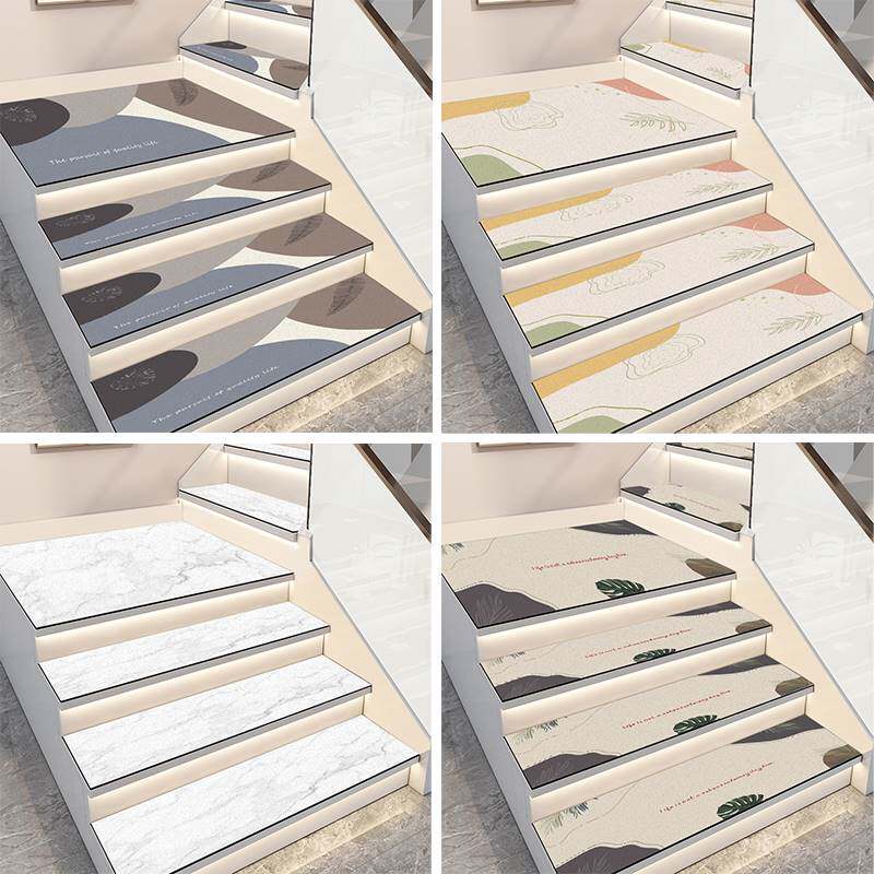 木地板楼梯垫台阶室内楼梯踏步垫硅藻泥防滑垫实木隔音可擦脚垫子