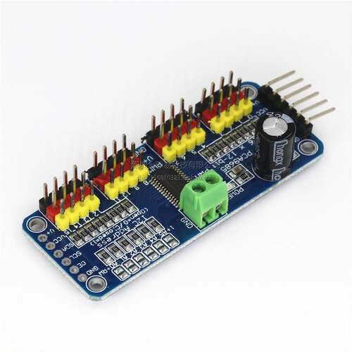 16路PWM Servo 舵机驱动板机器人控制器IIC接口驱动器模块PCA9685
