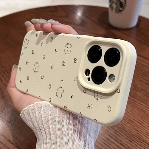 ins风音乐猫咪适用小米17PRO手机壳米15/14新款女红米k90简约卡通k80磨砂note15r液态硅胶turbo4防摔软保护套