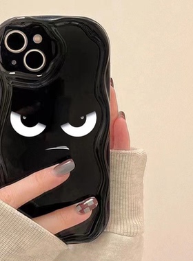 卡通表情包适用小米17promax手机壳15/14/13新款红米K90/k80个性note15/14r黑色civi5软硅胶turbo3男女保护套