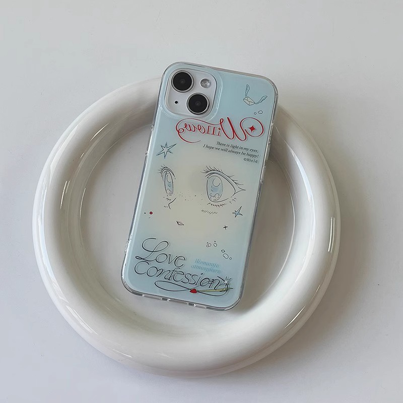 ins日系动漫少女插画vivox200pro手机壳x100/x90s/x80新款日韩s30/s20简约y300/y78少女neo10/9防摔z9x保护套