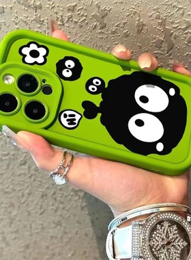 卡通煤球精灵vivox300pro手机壳x200/x100/x90新款s50/s30软硅胶iqoo15全包镜头neo11创意y500男女z10x保护套