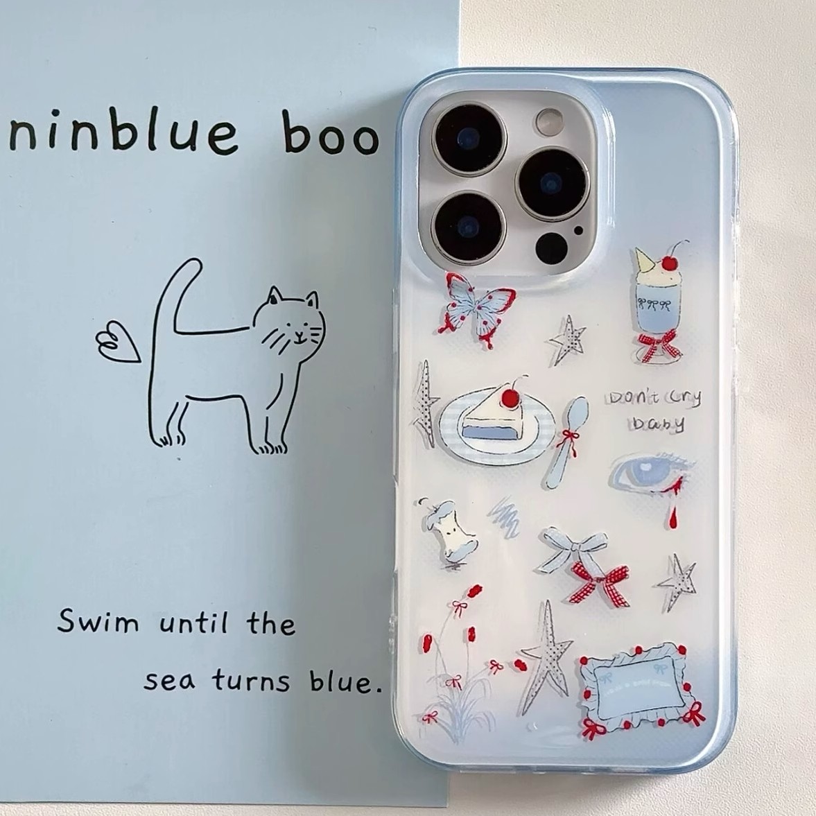 ins风个性蝴蝶甜点适用苹果17promax手机壳iphone16plus新款15pro小众14双层13全包边12/11防摔xsmax女保护套