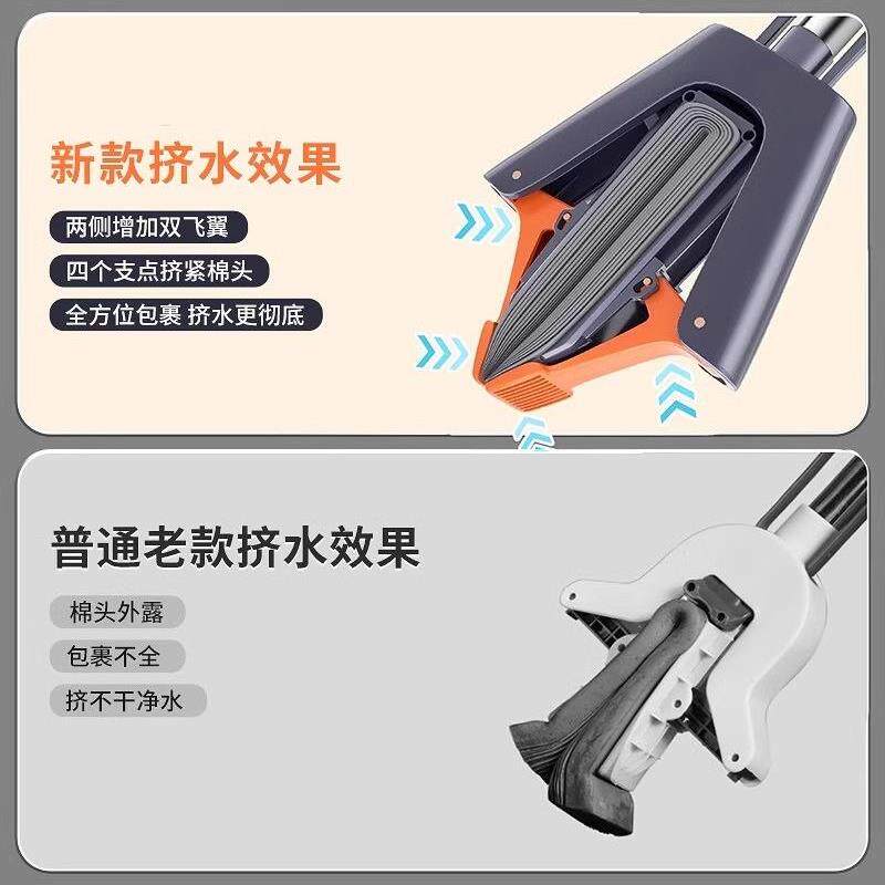 德国Xaeiocif新无品牌/型免海绵把家用吸一拖拖把水胶大型洗海绵