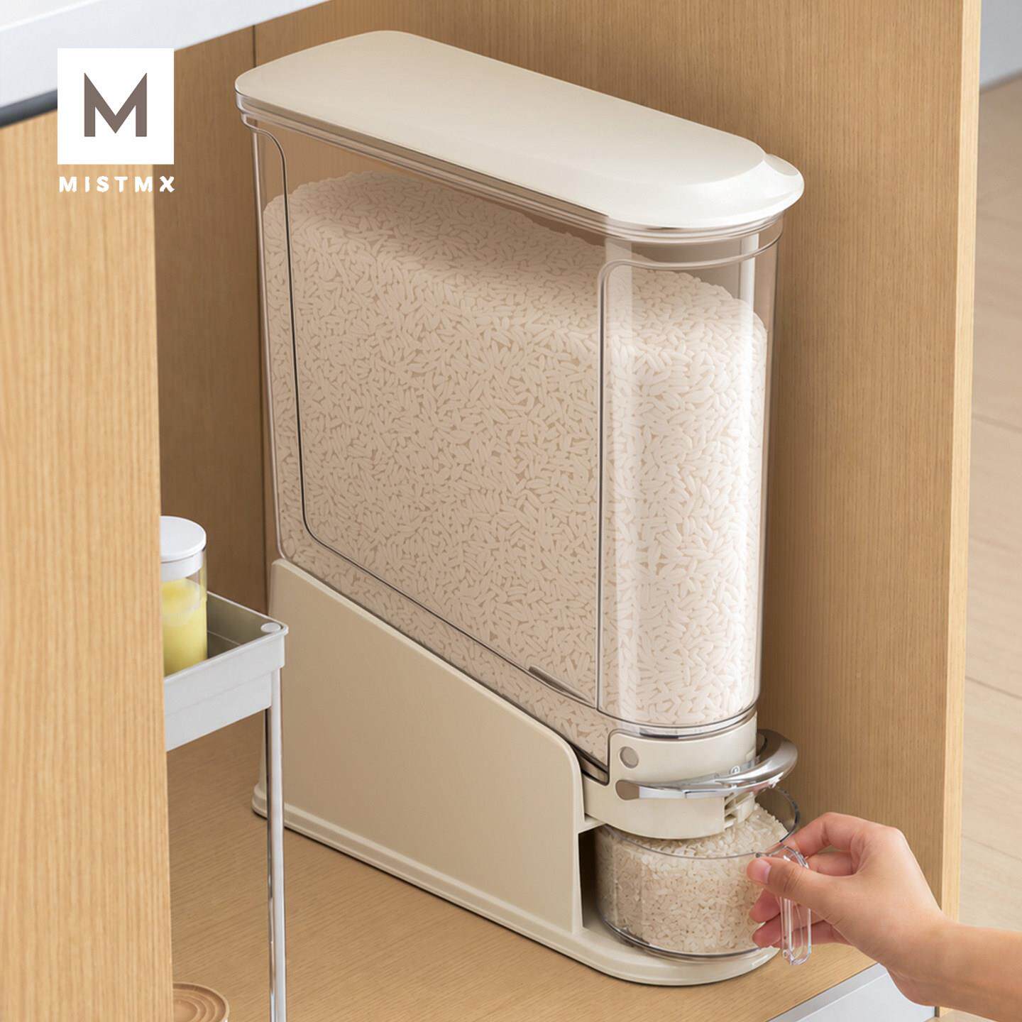 米桶密封用防虫防潮2家026款食品新级Y2132面粉器大米储存容按压