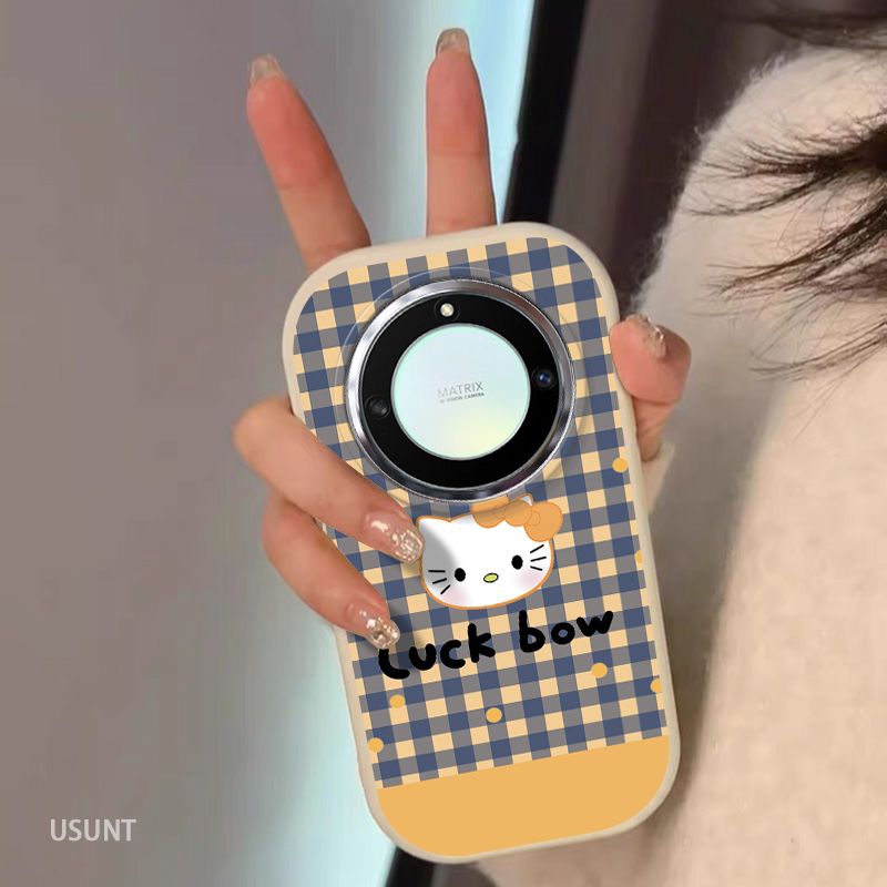 格子kt猫荣耀X40手机壳硅