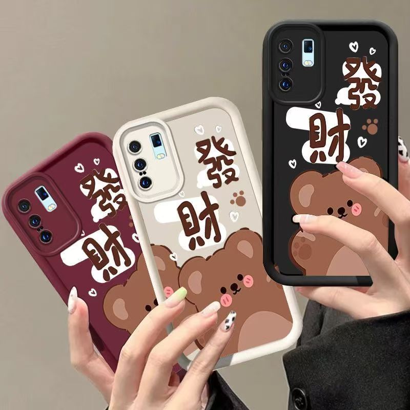 vivo x30pro手机壳v1938t软硅胶vlvox30保护套5g全包边防摔V1938CT个性创意viv0x27卡通v1838a磨砂v1829t女款