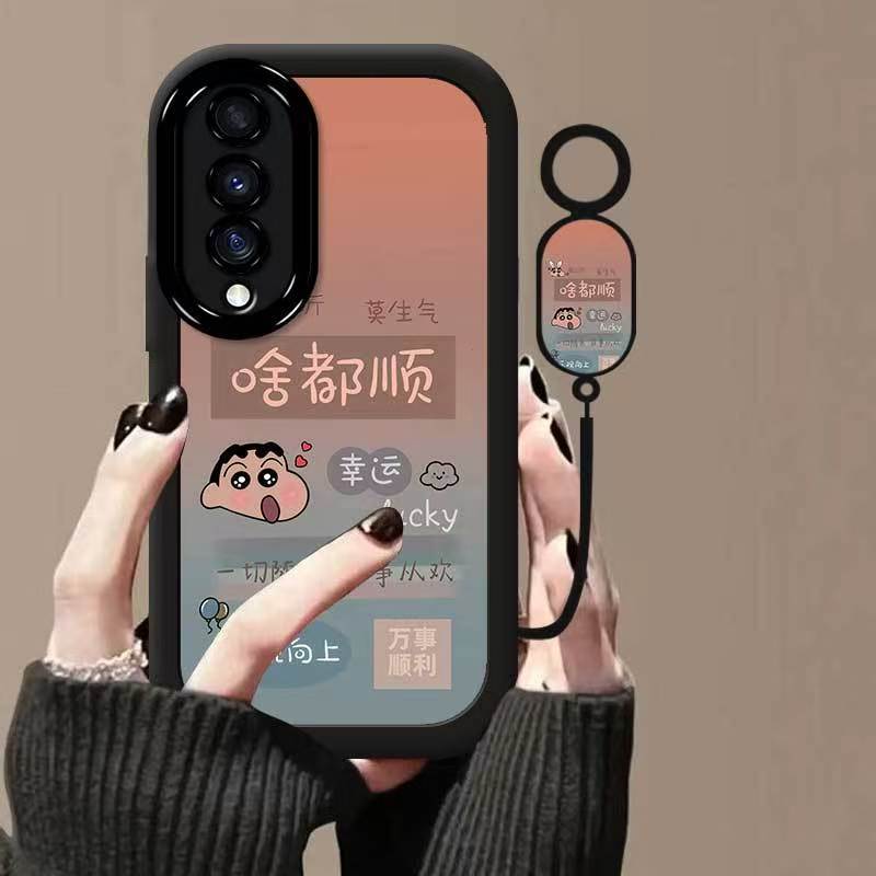 适用华为荣耀90pro手机壳文字rep-anoo软硅胶honor90保护套5g全包边防摔rea一an00个性创意荣誉90gt卡通女款