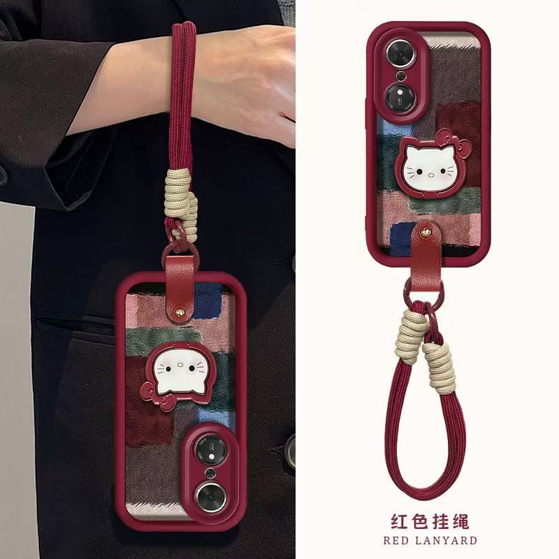 适用华为荣耀畅玩70plus手机壳log-anoo磨砂软honor畅玩70pius保护套5g全包边防摔log一an00个性创意卡通女款