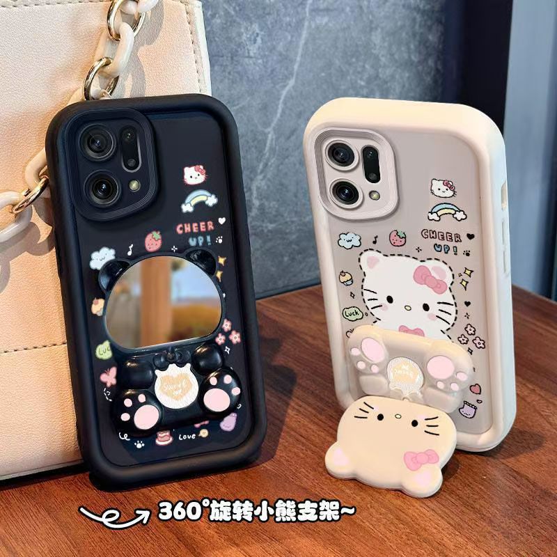 oppo findx5手机壳pffm10软硅胶opfindx5pro保护套5g全包边防摔pfem10个性创意findx5por卡通支架flndx5女款