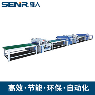 石塑地板油漆印刷辊涂设备 微晶石地板UV辊涂线 木纹印刷辊涂线