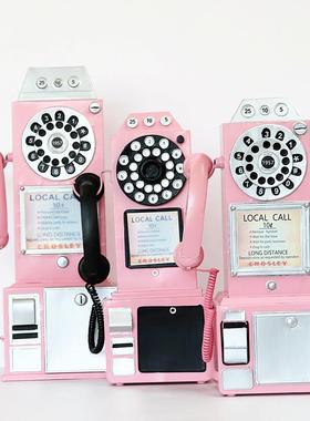 复古录音收音机电话机模型摆件摄影道具摆件家居店铺橱窗软装饰品