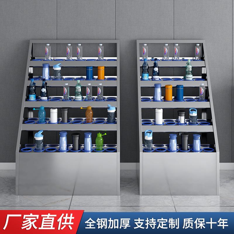 不锈钢员工水杯架工厂车间茶杯柜放置收纳架公司休息室杯子存放柜