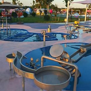 非标不锈钢滑梯户外大型儿童游乐场景区无动力游乐设备拓展设施