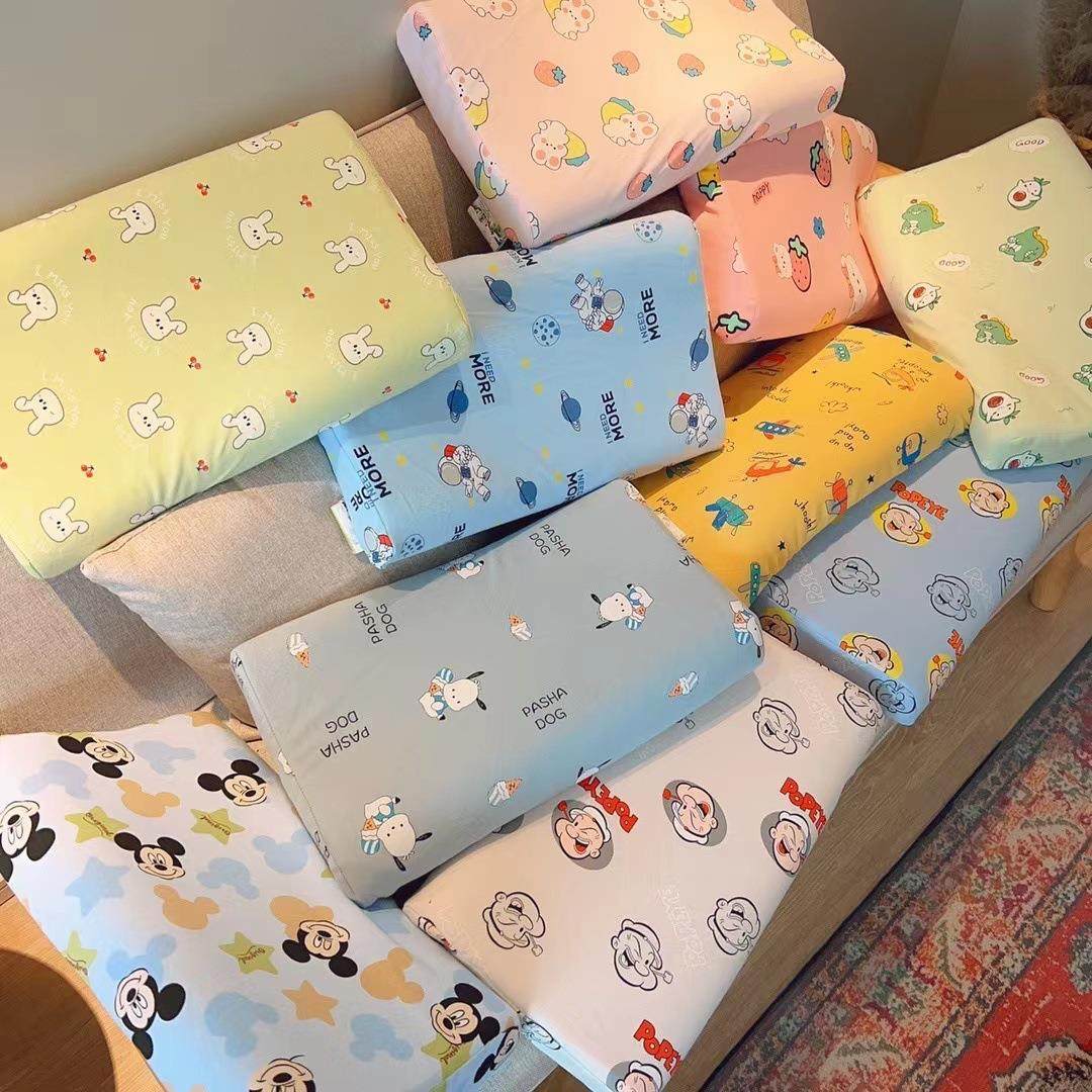 儿童乳胶枕全棉枕套幼儿园1-3-6岁单人学生纯棉枕芯宝宝午睡枕头,床上用品,乳胶枕,淘宝优惠券,粉丝福利购,淘宝优惠卷