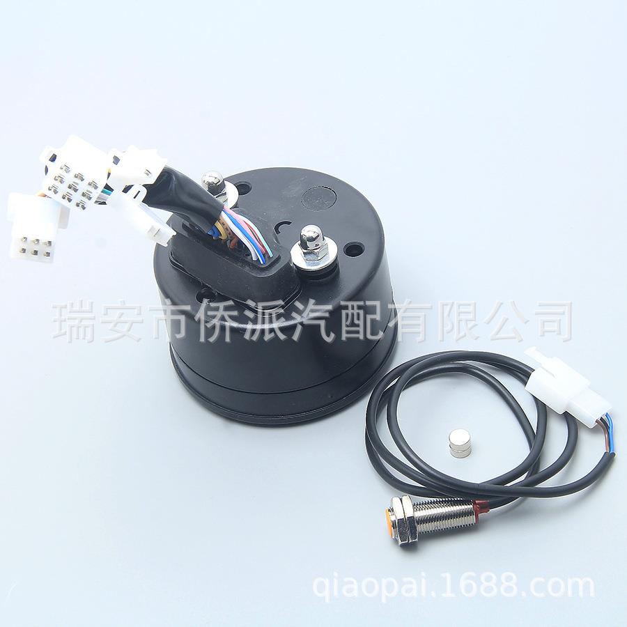 改装摩托车狒狒液晶仪表6档转速表油量表码表里程表数字指针计速