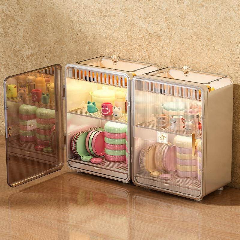 厨房碗碟收纳架碗筷带盖置物盒多层碗盘碗架碗柜家用奶瓶沥水架子,收纳整理,书桌收纳置物架,淘宝优惠券,粉丝福利购,淘宝优惠卷