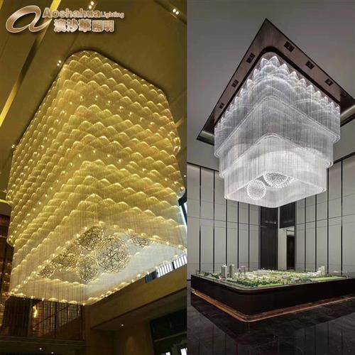 定制火花球售楼部沙盘灯蒲公英满天星火花球吊灯创意球形烟花灯