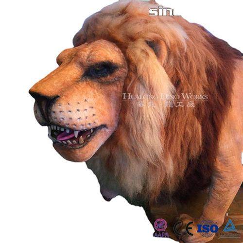 室内动物园场景仿真机械电动老虎模型工厂定制现场设计森林布景