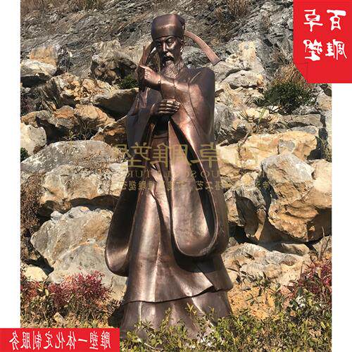 玻璃钢仿铜雕塑铸铜人物雕像户外民俗农耕文化小品大型商业街摆件