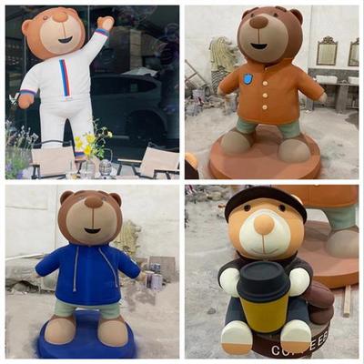 定制玻璃钢雕塑厂家商业卡通动物人物户外公园校园景观大型摆件