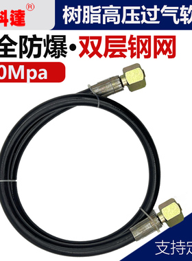 氩气瓶高压过气管二氧化碳氧气瓶大瓶往小瓶充气用过桥软管连接器