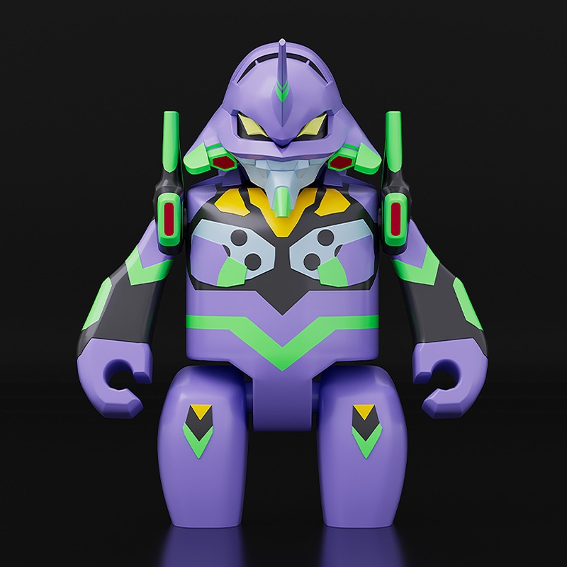 定金 GSC EVA 新世纪福音战士 二号机 初号机十三号机 积木玩具