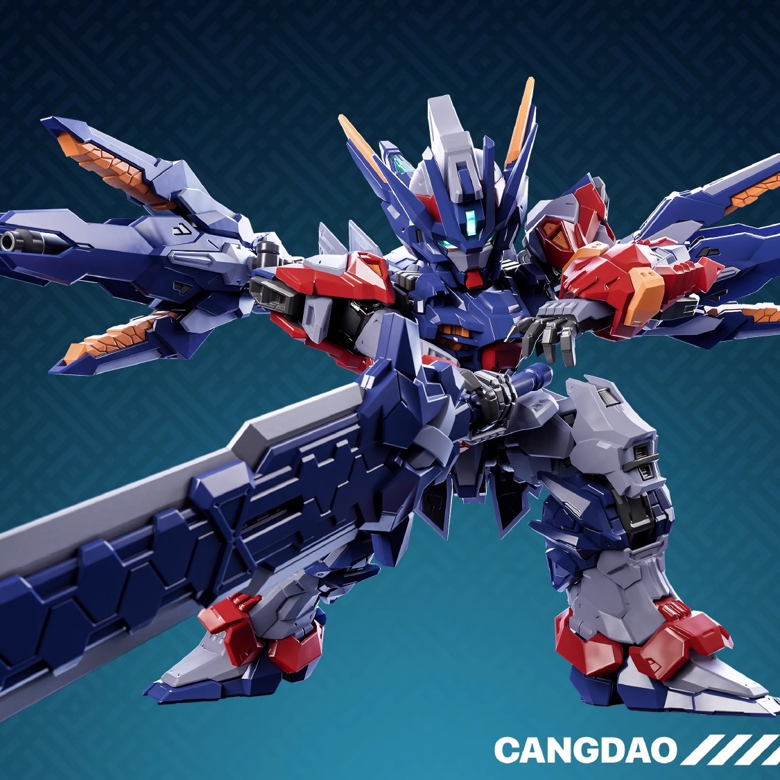 预定 藏道模型 TGM01 天未 国创机甲 SD 小比例 合金骨架拼装模型