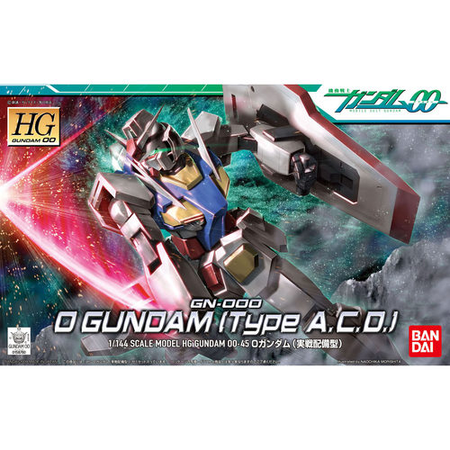 派派 定金 预定 HG 00 45 1:144 O高达 GN-000 实战配备型 拼装
