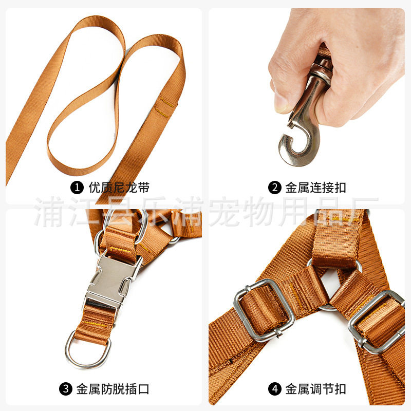 狗狗加厚合金扣胸背牵引
