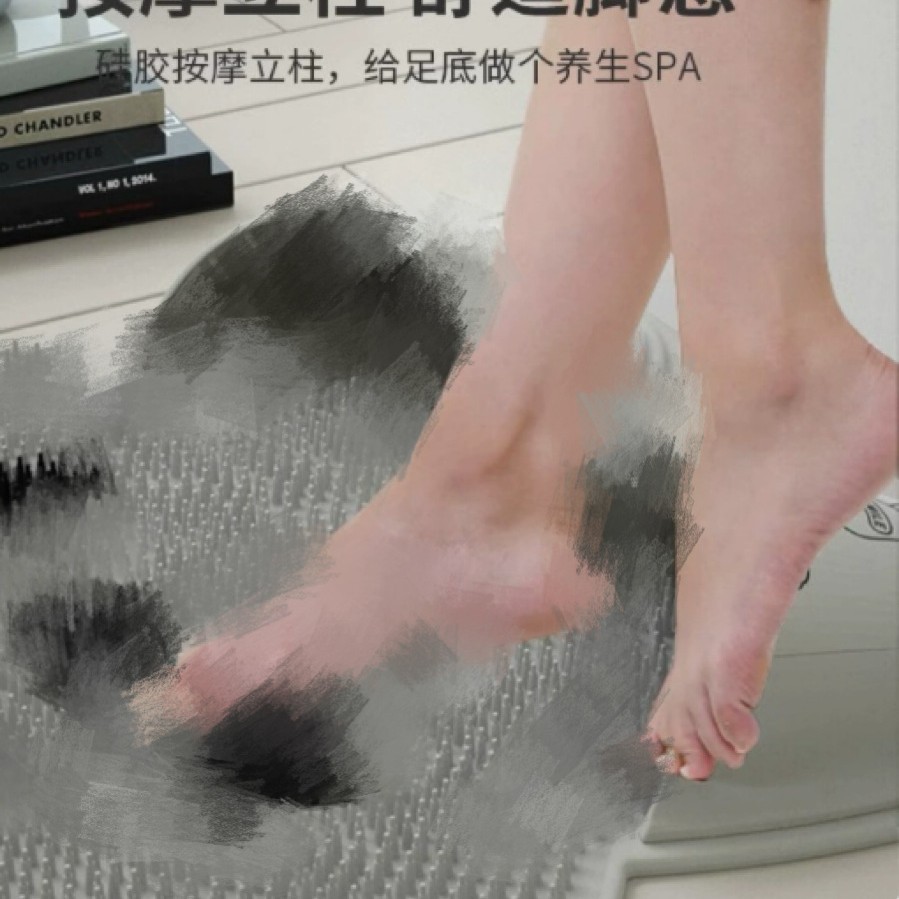 浴室防滑垫洗澡搓脚神器